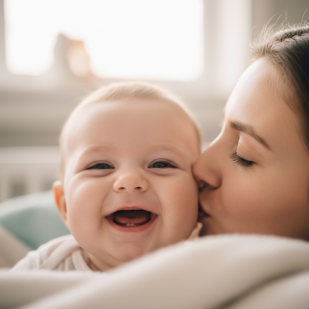 Hermès Baby's First Thanksgiving Kiss!