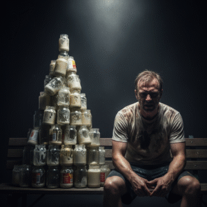 Mayo Mayhem: Coach Dies for 50-Lb Challenge