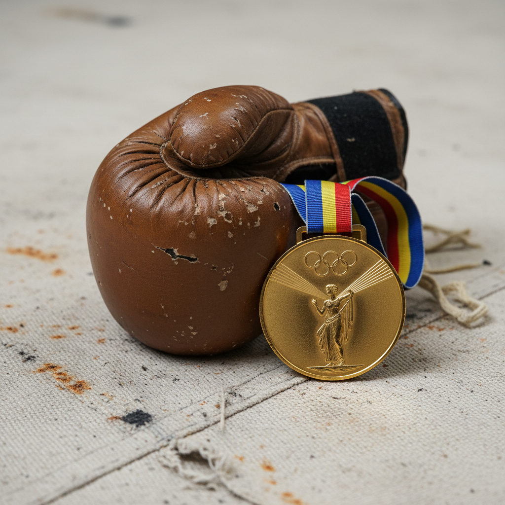 Foreman's Gold: Olympic Legend Up for Grabs!