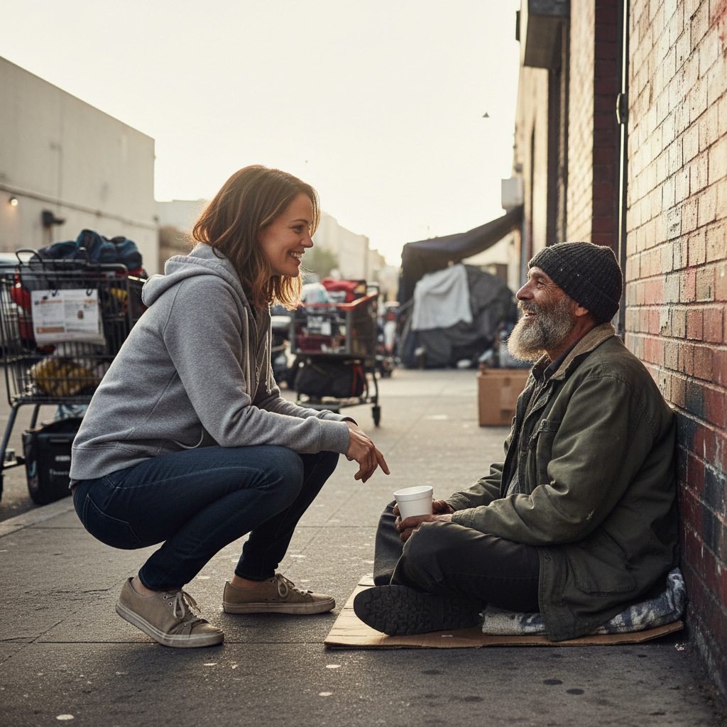Jen Garner's Thanksgiving: Dignity & Love on Skid Row