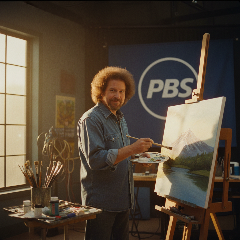 How Bob Ross Paintings Just Saved PBS: $1.5M Twist