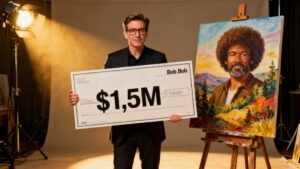 John Oliver Just Shattered a Bob Ross Record—For $1.5M
