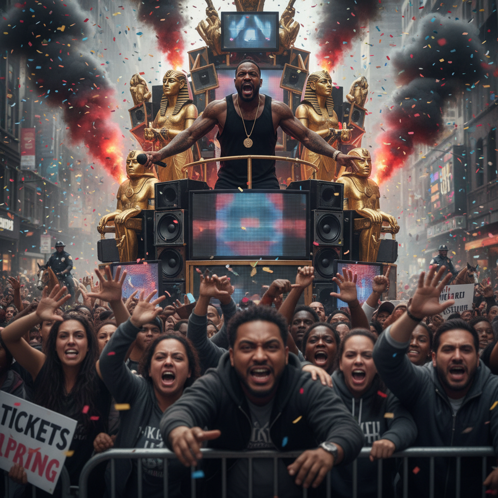 Parade Uproar: Busta Blazes, Fans Fume!