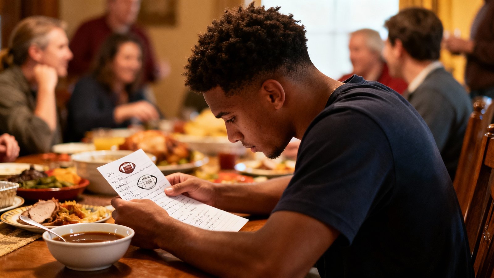 Sanders' Thanksgiving: Chaos Before Kickoff!