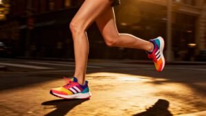 Lily Collins’ Adidas: 20K Steps, Instant Comfort.