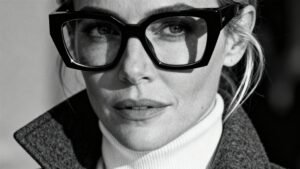 Jen Garner’s Winter Uniform: The Glasses Are The Secret.