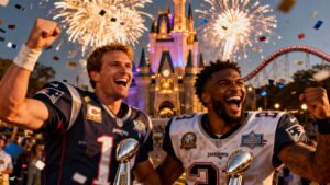 Super Bowl Champs Go MAD at Disneyland!