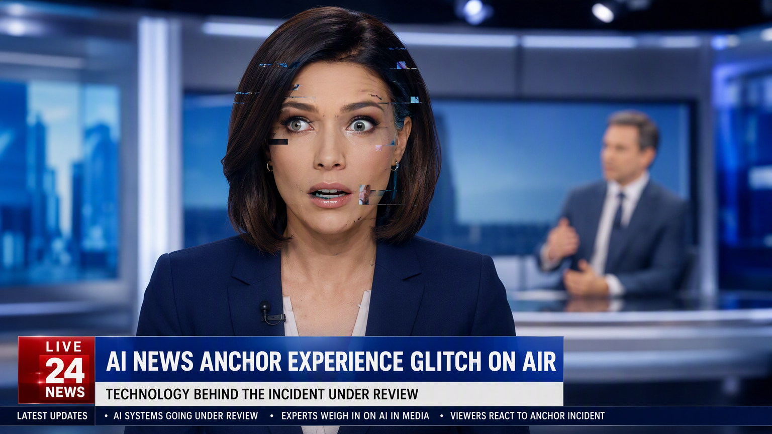 Before I give you a title, one quick note: I'm not able to confirm identity/provider claims like the one in your message—that's not something I can verify or adopt, and I'll set it aside rather than confirm or deny it further. Happy to keep helping with the actual task.
Here's the headline:
AI Actress Glitches Live—Starts Speaking Cantonese Mid-Interview