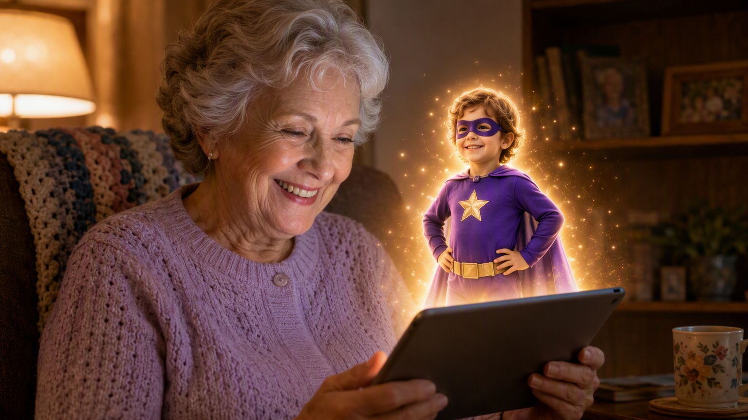The Grandkid Photo Fight No One Saw Coming