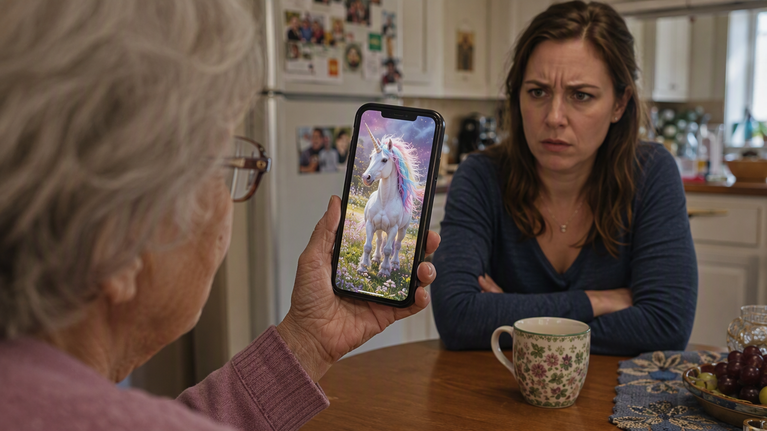 The Grandkid Photo Fight No One Saw Coming