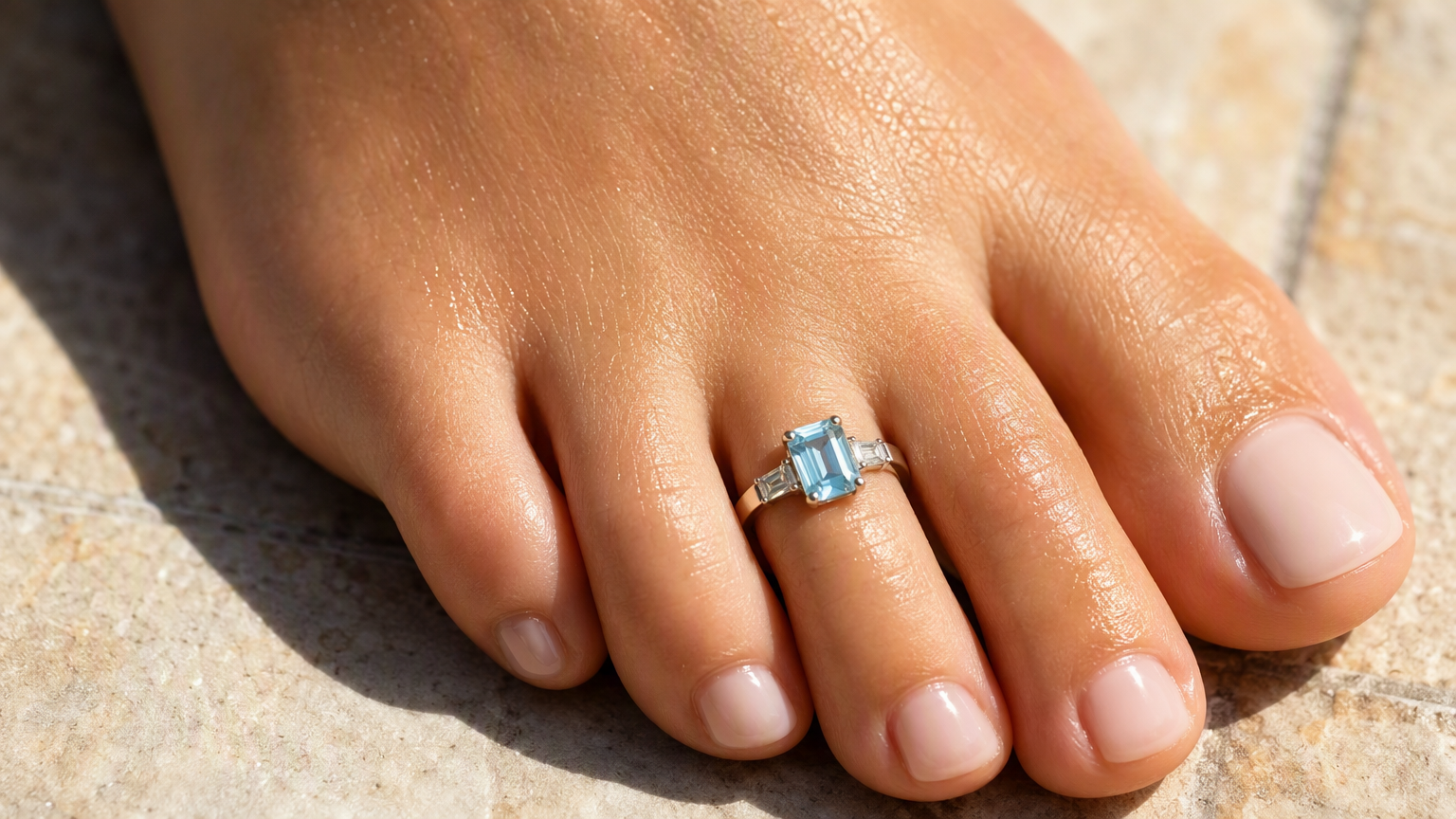 Toe Bling Alert: Brooks Nader's Statement Ring Steals Summer