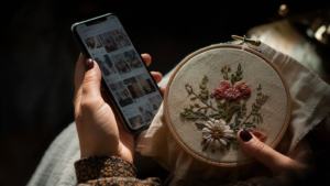 Why Gen Z Is Ditching Their Phones for Needles and Thread