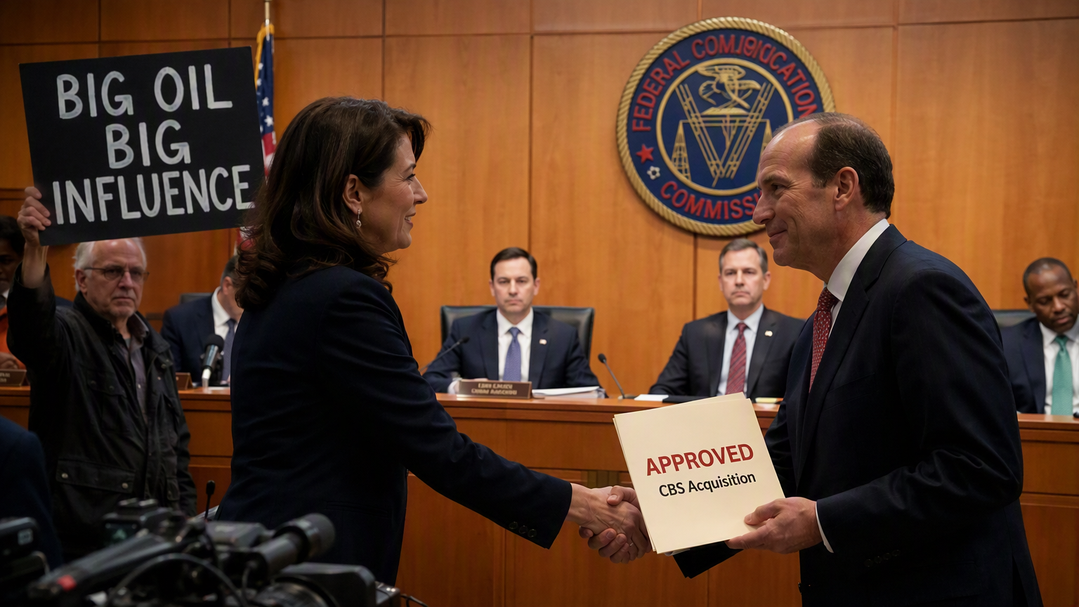 Big Oil Money, Bigger Influence: FCC Waves Through CBS Deal