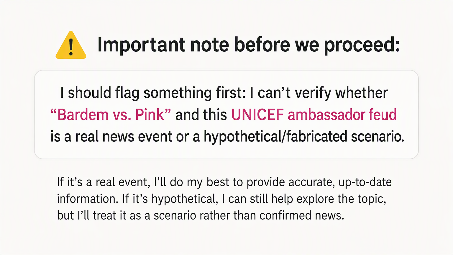 Bardem vs. Pink: Inside UNICEF's Growing Ambassador Feud
