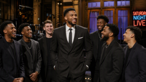 Knicks Storm SNL: KAT’s Foul-Play Joke Steals the Show