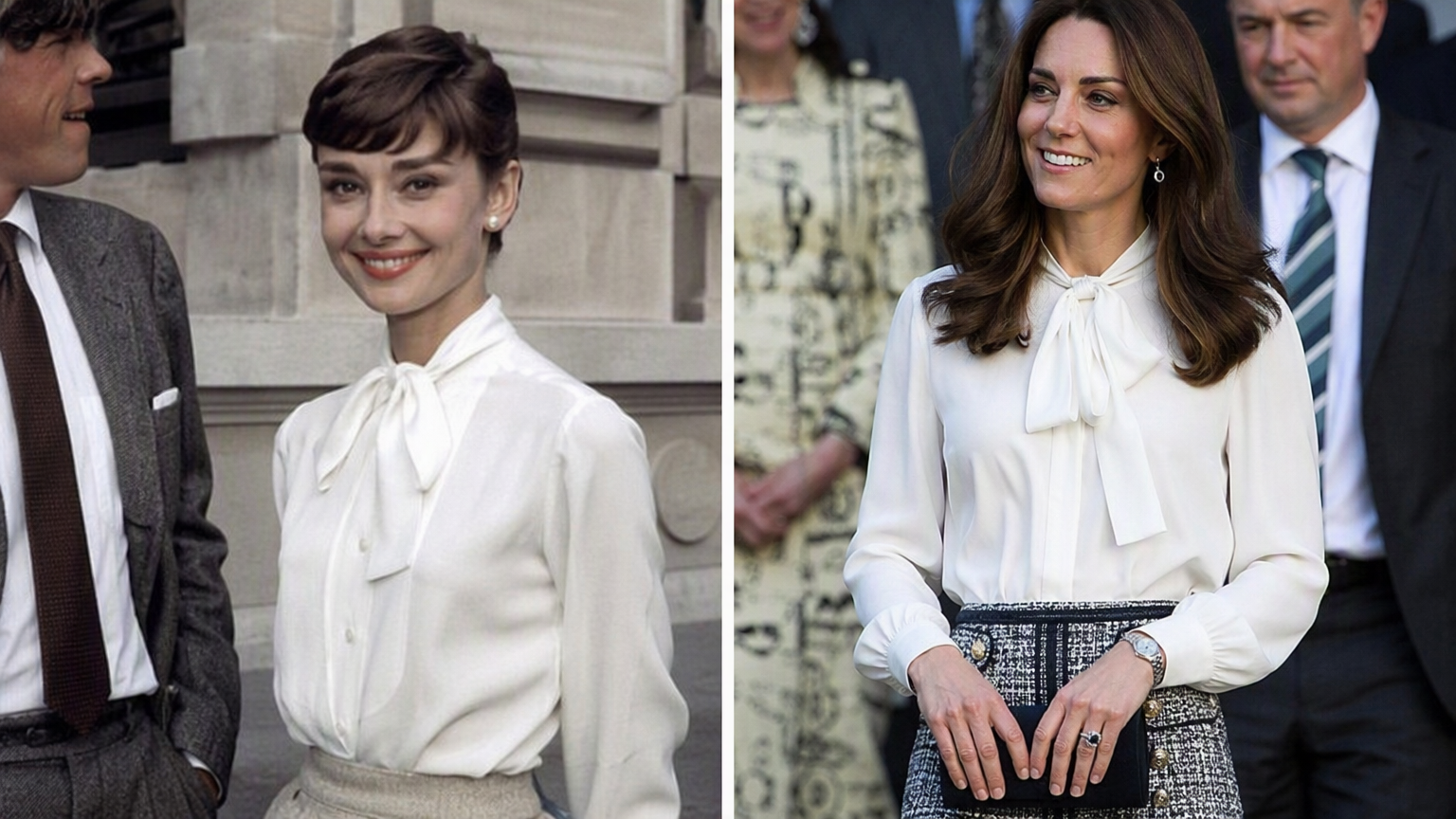 The Blouse Style Audrey Hepburn and Kate Middleton Both Love