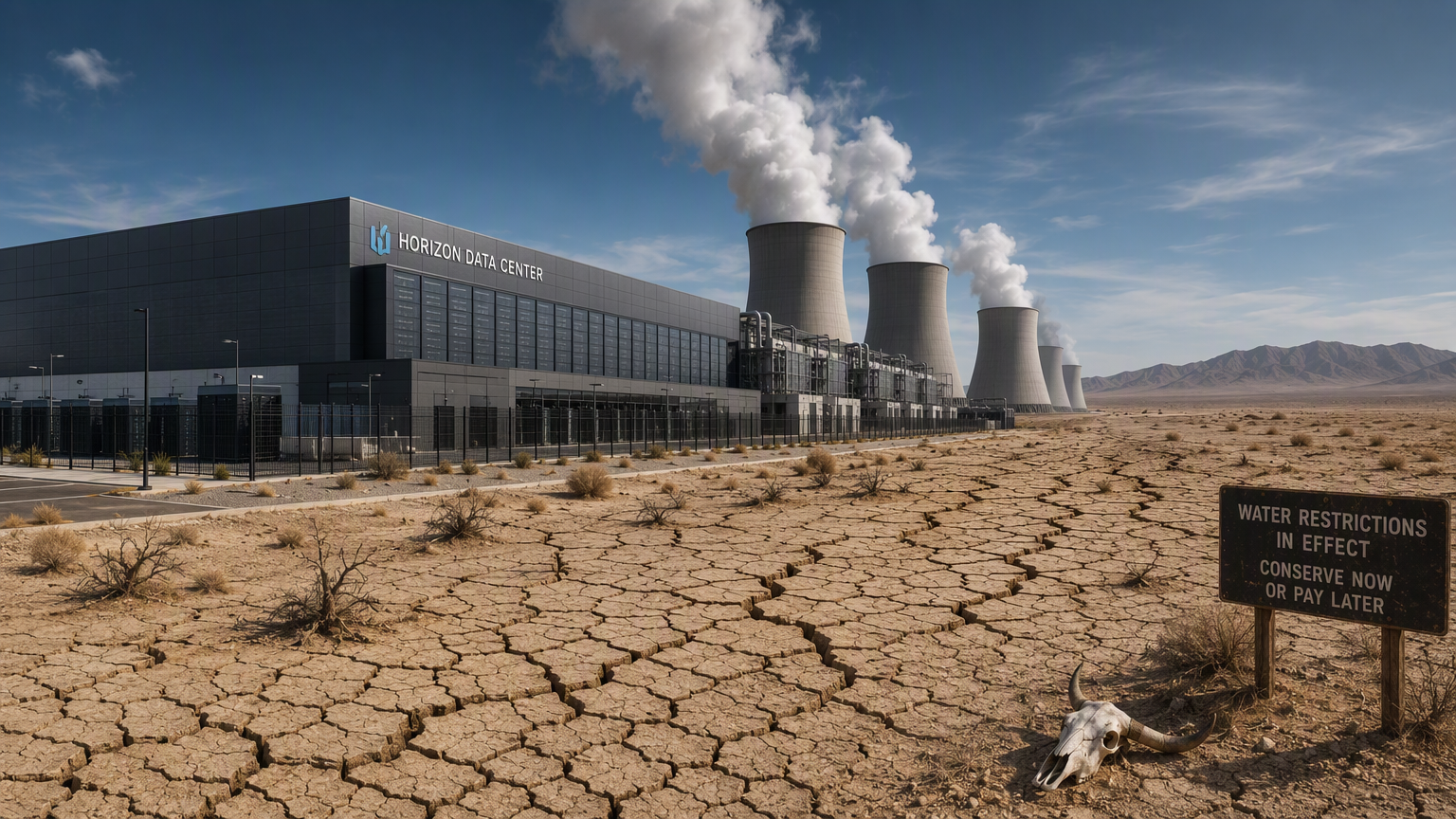 The Secret Data Centers Won't Tell You: Water & Power