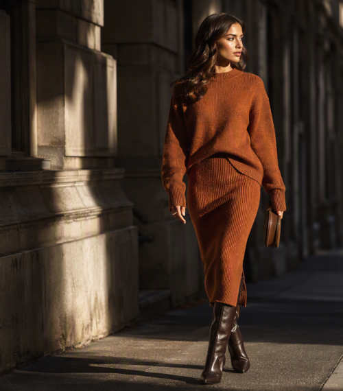 Retire the Sweats: Skirt Sets Are Fall’s Polished Upgrade