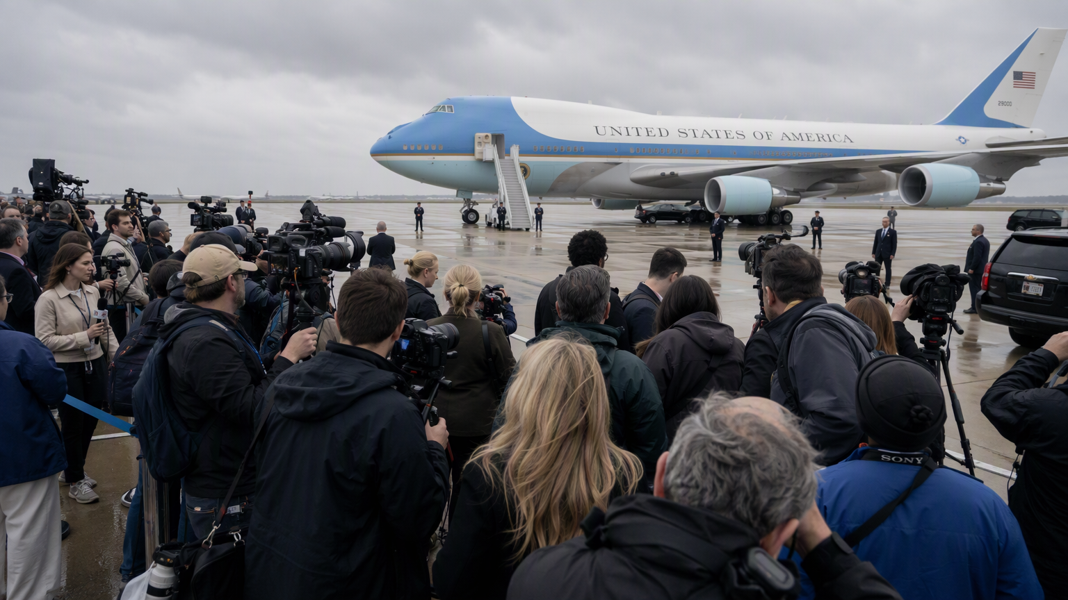 Grounded: CNN Frozen Out of Air Force One Press Pool