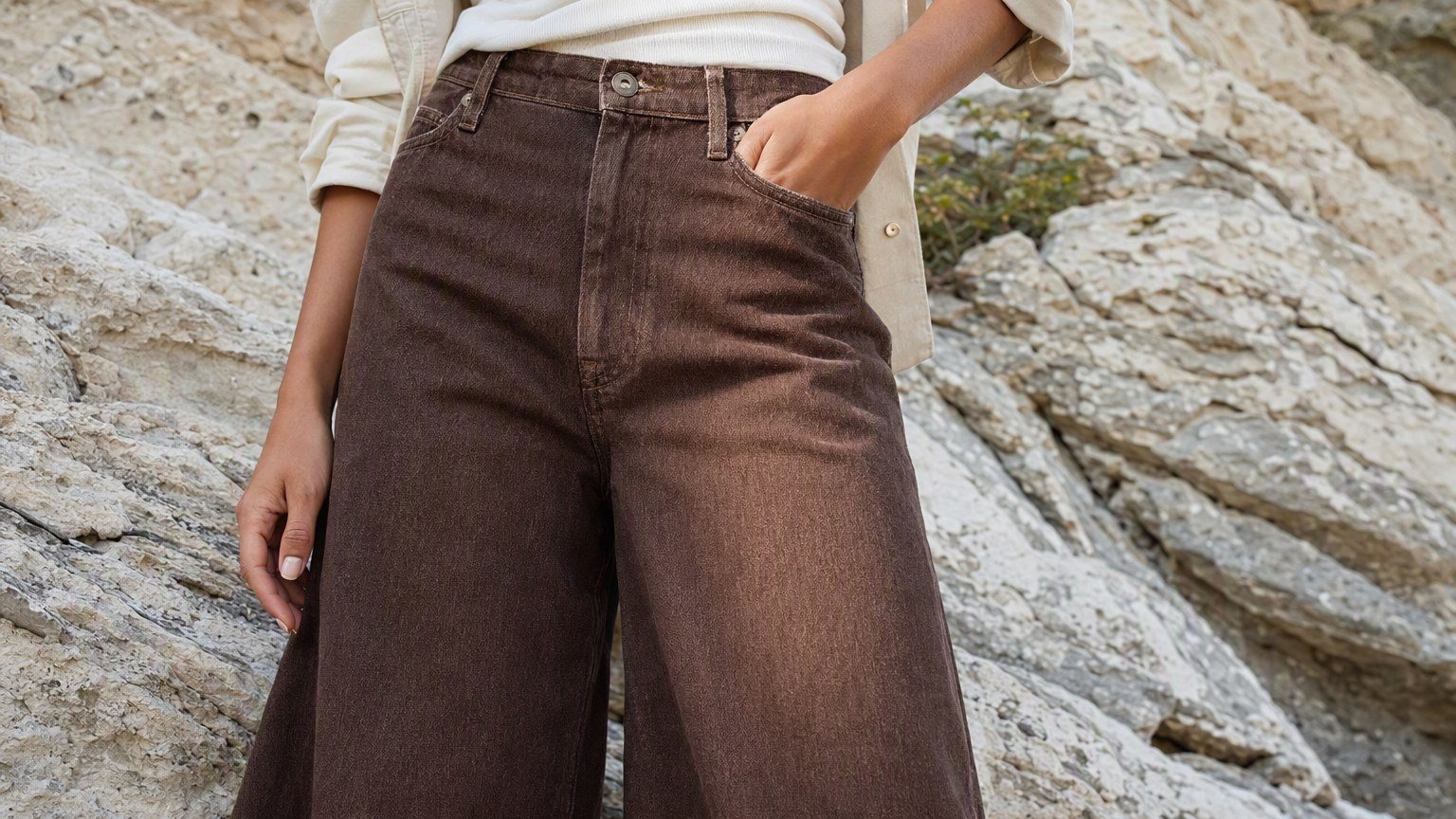 13 Brown Jeans That Make Blue Denim Look Obsolete