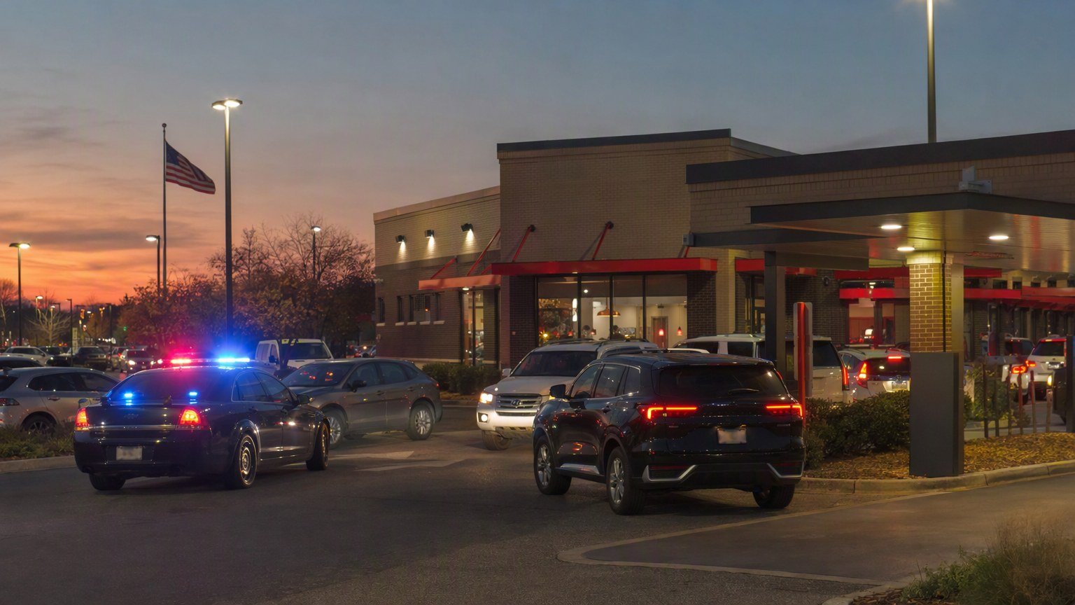 Chick-fil-A Stop, Police Confrontation: The Flock Trap