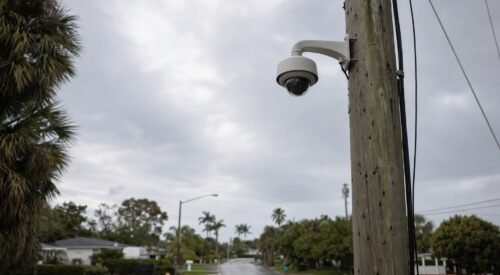 Fourteen extra surveillance cameras. Three claimed. Eleven just... hanging out on utility poles in St. Lucie County, Florida, watching cars go by, and nobody - not the sheriff's office, not either of the county's other two police departments - will s
