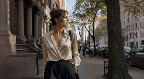 Okay, so I spent way too much time scrolling street-style photos from this fall's New York Fashion Week, and I can officially confirm: the sweater is not the star of the show anymore. Blouses are. The silky, billowy, slightly-too-nice-for-a-Tuesday k