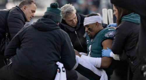 So the Eagles are scrambling. And I mean really scrambling - because Jalen Hurts, their franchise quarterback, the guy who's supposed to lead this team deep into the playoffs, is suddenly out with a blood clot. A blood clot. Not a sprained ankle, not