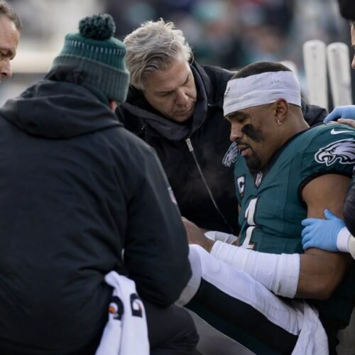 So the Eagles are scrambling. And I mean really scrambling - because Jalen Hurts, their franchise quarterback, the guy who's supposed to lead this team deep into the playoffs, is suddenly out with a blood clot. A blood clot. Not a sprained ankle, not