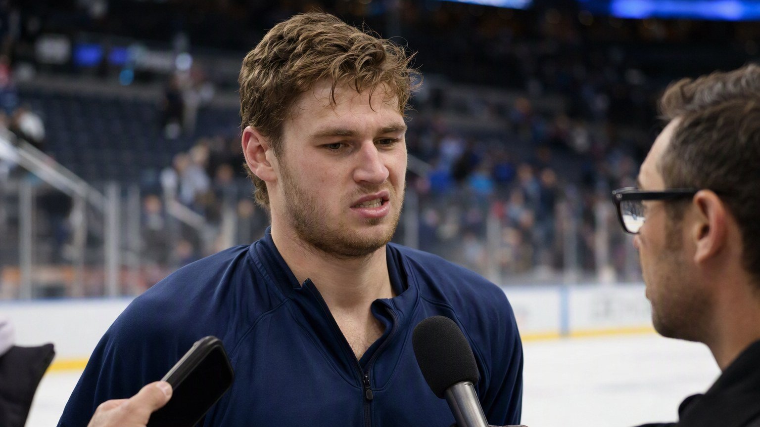 NHL Star Shuts Down Reporter Live: "That's Weird