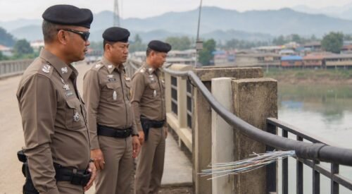 Thai police just found a 350-meter fiberoptic cable - we're talking 48 cores, heavy-duty stuff - strung up on pylons and running straight across the border into Myanmar. And what was it powering? An illegal casino and what authorities are calling a s