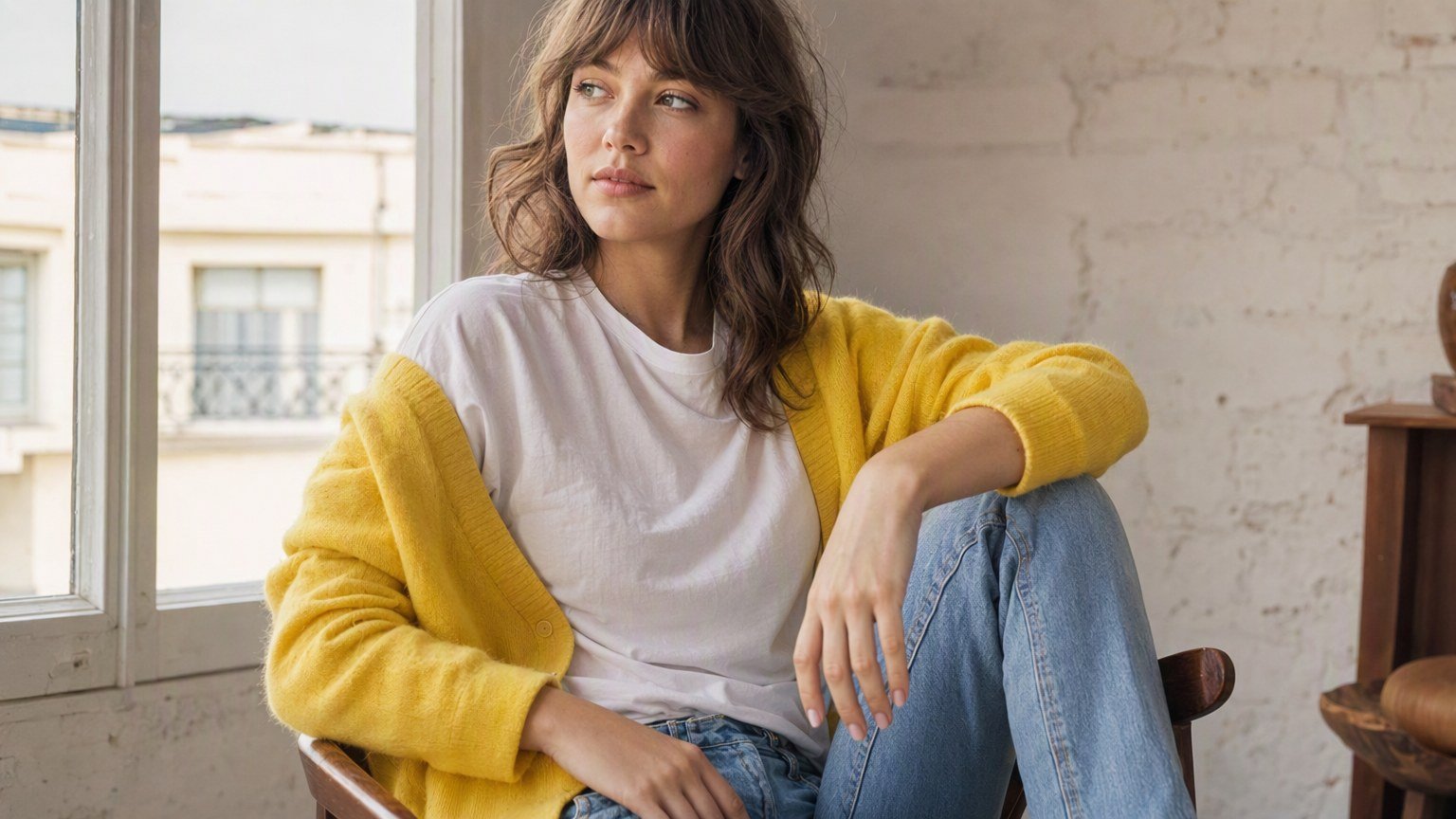The $20 Cardigan J.Law Wore That Ended Beige Forever