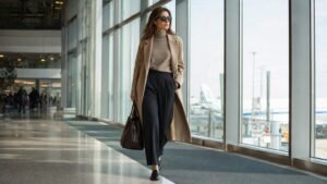 The Airport Outfit That Makes Leggings Look Lazy