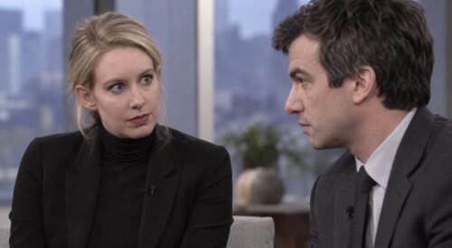 Look, I've watched a lot of uncomfortable television in my day. The Office made cringe comedy an art form. Nathan Fielder basically built his career on making people squirm. But watching Elizabeth Holmes try to flirt with Nathan Fielder by staring di