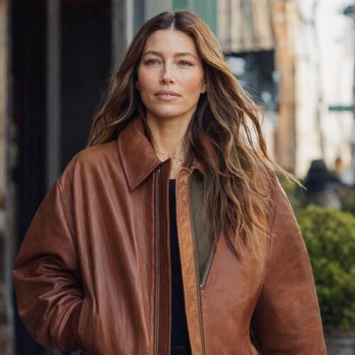 Jessica Biel wore a $2,000 leather bomber jacket in New York earlier this month, and now every fashion retailer with a pulse is scrambling to restock their oversized leather inventory. I mean, we've seen this movie before - celebrity steps out, outfi