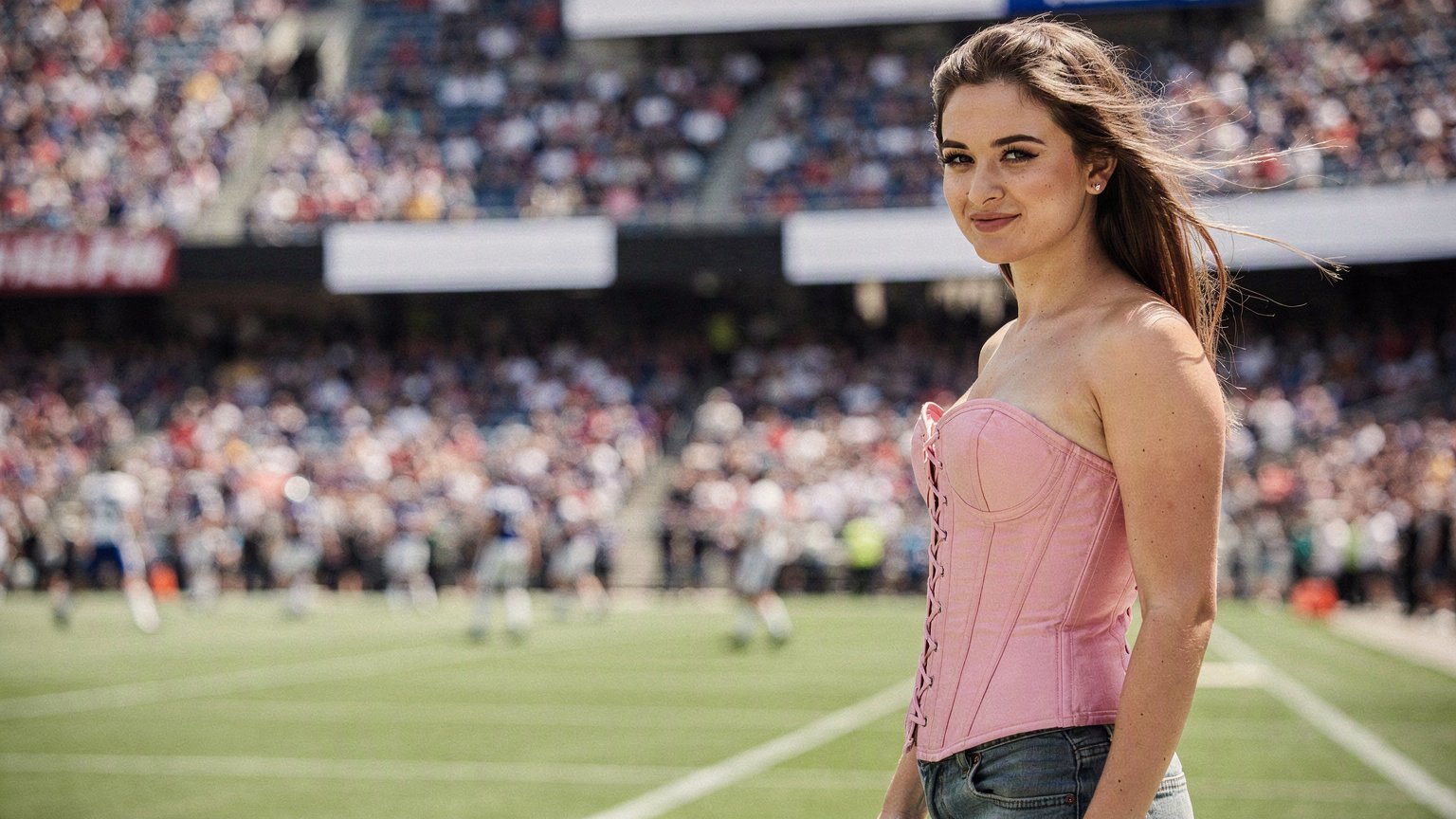 Why Jordon Hudson's Pink Corset Has Everyone Talking