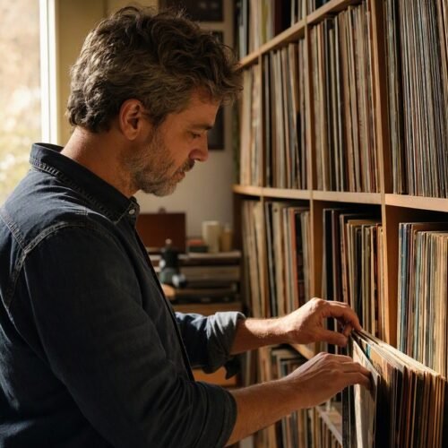 Ash is 52, teaches at a university in Cornwall, and owns more than 5,000 records and CDs. He stopped buying them for a while because, as he puts it, streaming felt "liberating for a person who has a deep and wide music collection and a bad back." The